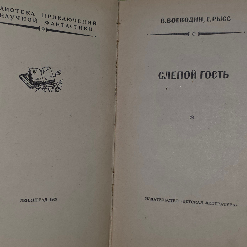 В.Воеводин, Е.Рысс. Слепой гость