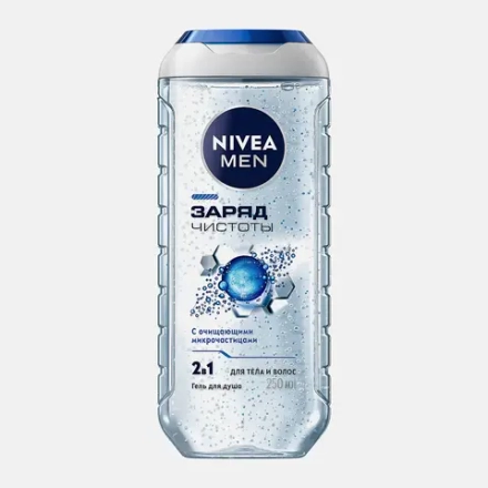 Гель для душа Заряд чистоты NIVEA Men 250мл