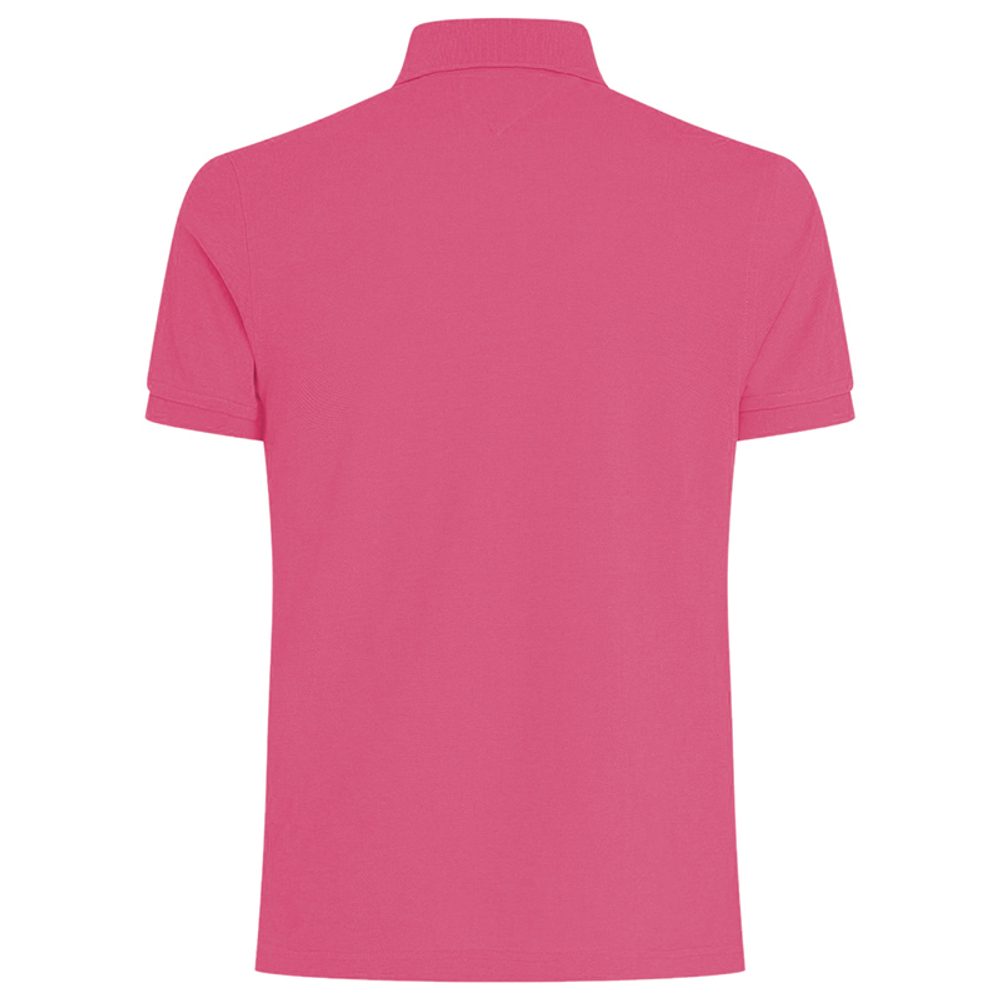 Мужское теннисное поло Tommy Hilfiger Core 1985 Slim Polo - deep crimson fruit