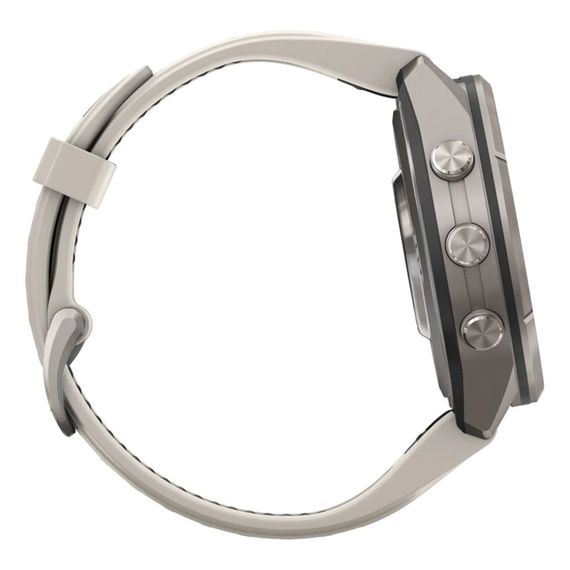 Часы Garmin Fenix 9 Pro 43 мм AMOLED Titanium Fog Gray / Dark Sandstone (010-04335-86)