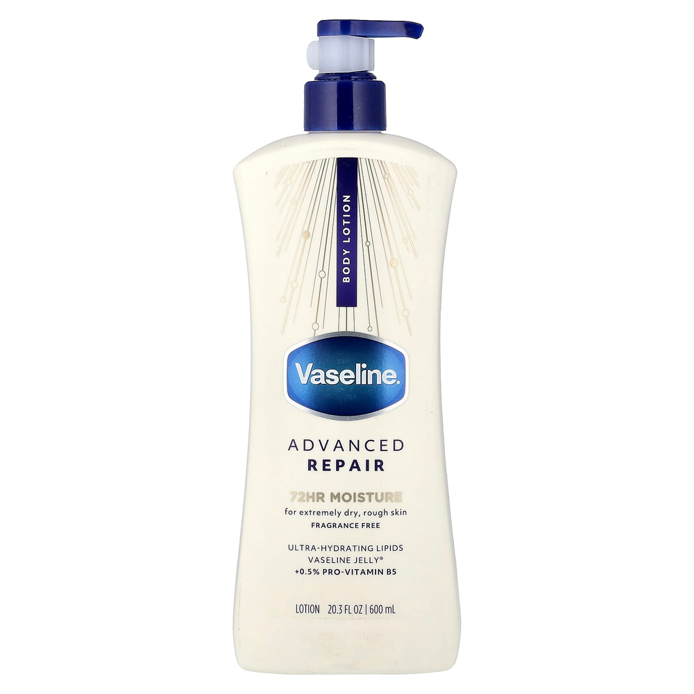 Vaseline, Intensive Care ™, улучшенный восстанавливающий лосьон, без запаха, 600 мл (20,3 жидк. унц.)