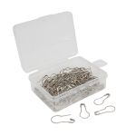 Булавки для этикеток в футляре, 100 шт, серебро, Hobby&Pro