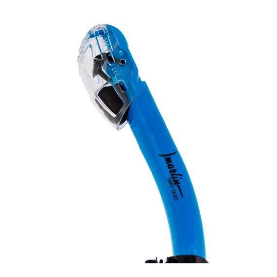 Трубка Marlin Dry Duo Blueдля подводной охоты