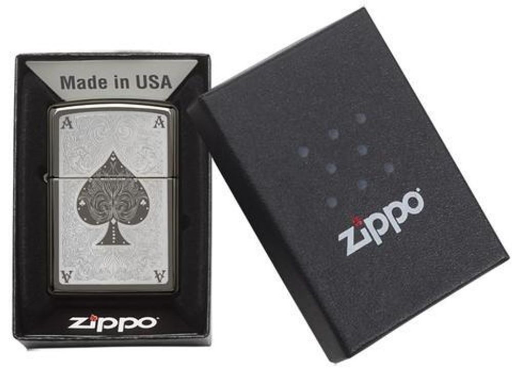 Зажигалка ZIPPO Classic с покрытием Black Ice ® (28323) 3