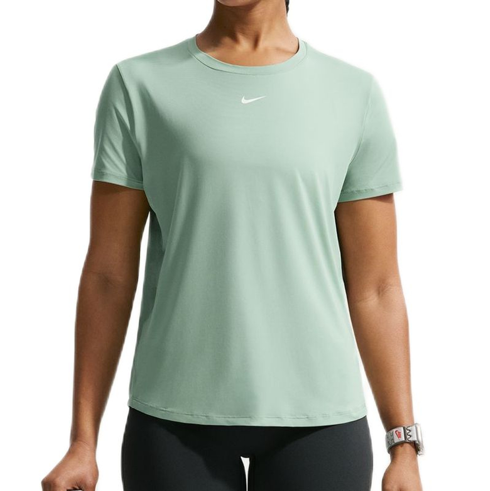 Женская теннисная футболка Nike Dri-Fit One Classic - steam/white