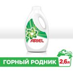 Средство для стирки жидкое автомат 2,6 л ARIEL (Ариэль) "Горный родник", гель, концентрат, 1001943