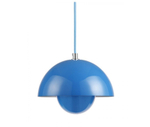 Люстра Flowerpot by Verner Panton (синяя)