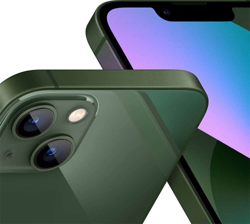 Смартфон Apple iPhone 13 128 ГБ, Dual: nano SIM, Альпийский зеленый
