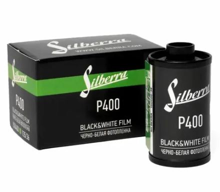Фотопленка Silberra P400 135/36, ч/б, негативная, 1 шт