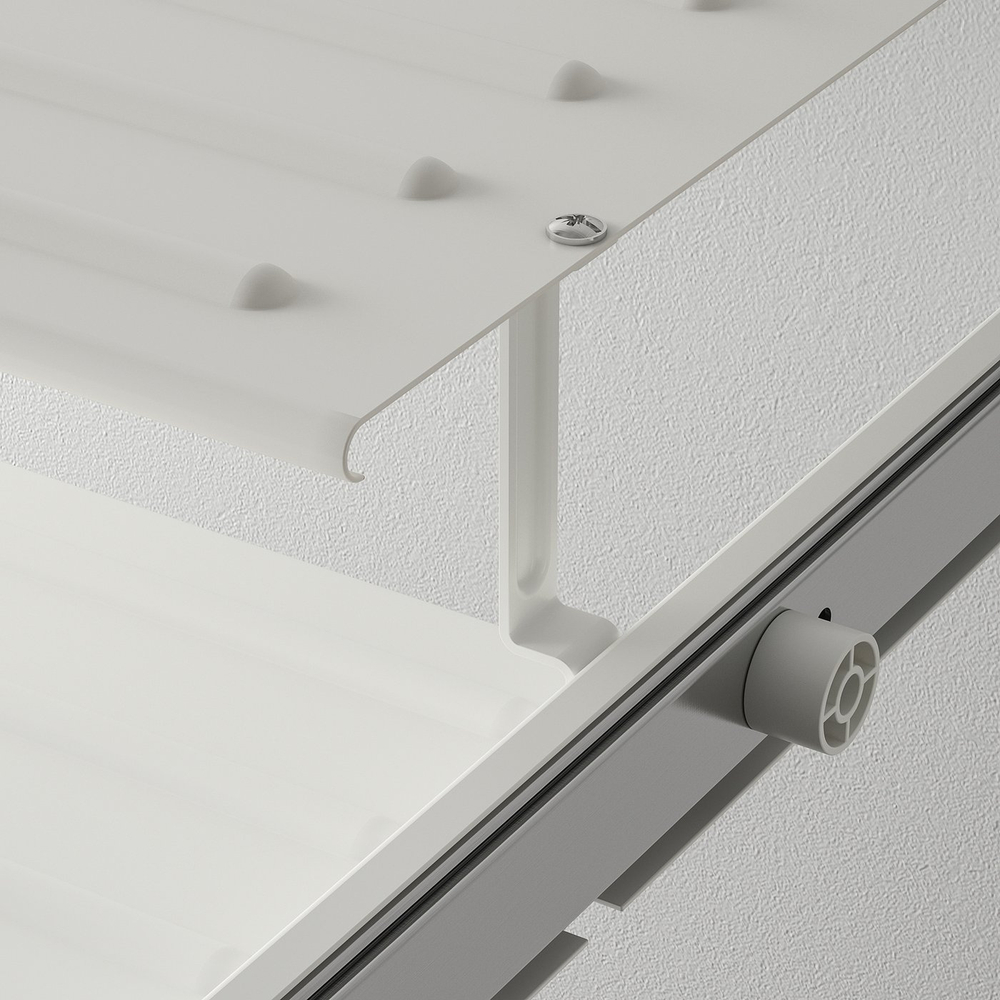 IKEA KOMPLEMENT  (ИКЕА КОМПЛЕМЕНТ)  -  Выдвижная полка для обуви - белая 50x58 см