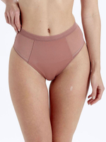 Высокие трусики Naturals High Waisted Brief (Размер: L) (Цвет: грязно-розовый)