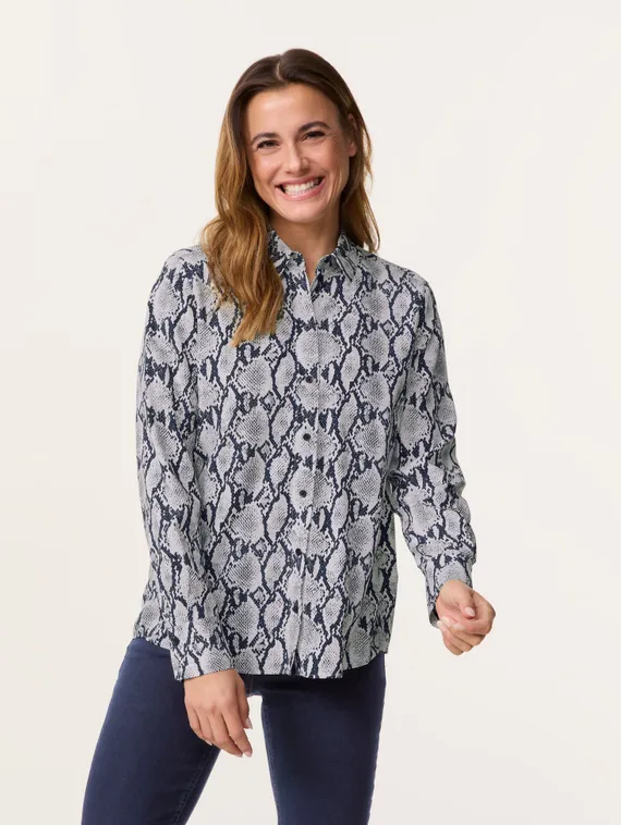 GERRY WEBER Блуза с абстрактным принтом