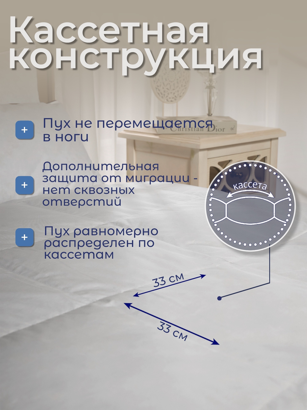 Одеяло Прованс Евро 200х200 Белое