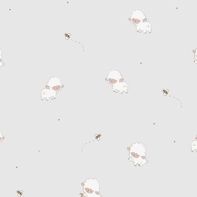 Овечки на сером