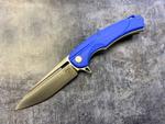 Складной нож A-01 Blue, сталь D2, G-10, ТДК Кизляр