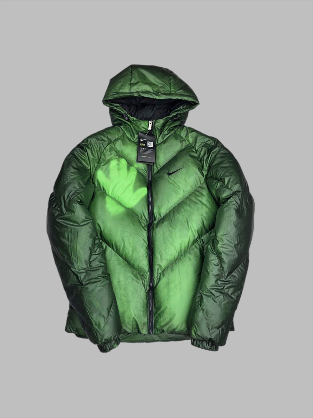 Куртка Nike термохром #D213 (зелен.)