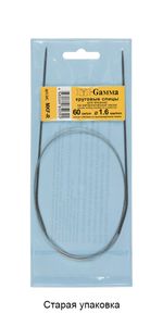 Спицы круговые металл ⌀1,6 мм, 60 см, с металлической леской, Gamma MKF-R