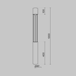 Ландшафтный светильник Outdoor O427FL-L12GF3K
