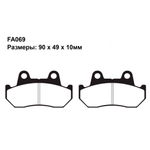 колодки тормозные AHL FA069 AO-101 FDB244