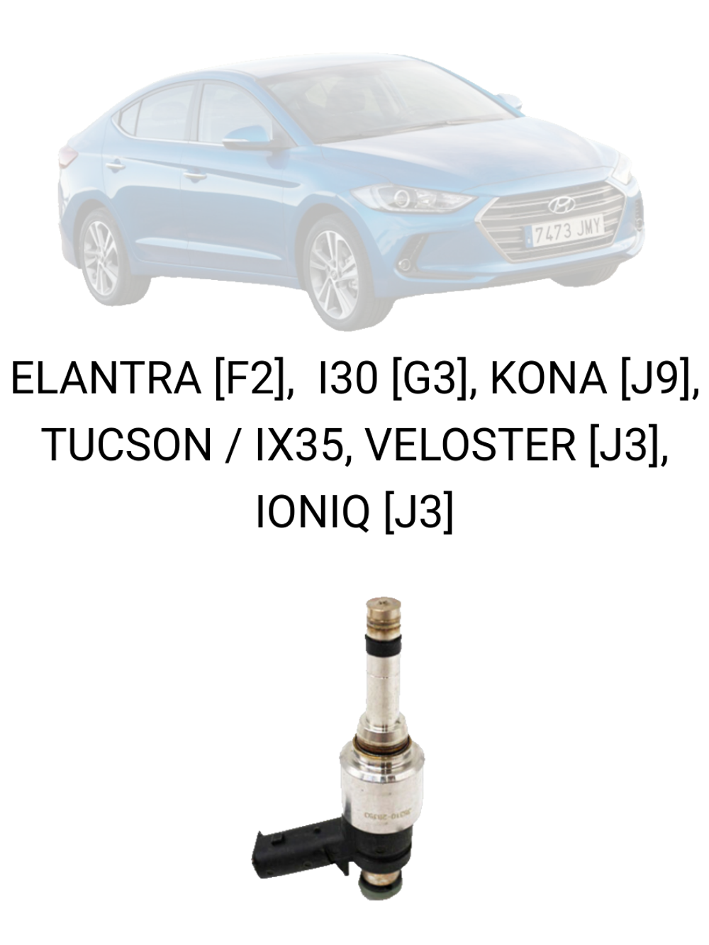 Форсунка топливная MOBIS 35310-2B350, для Hyundai/Kia
