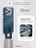 Чехол накладка iPhone 15 Pro 6.1" Gurdini Carbon Design (Magsafe &amp; Lense holder) Galaxy Blue