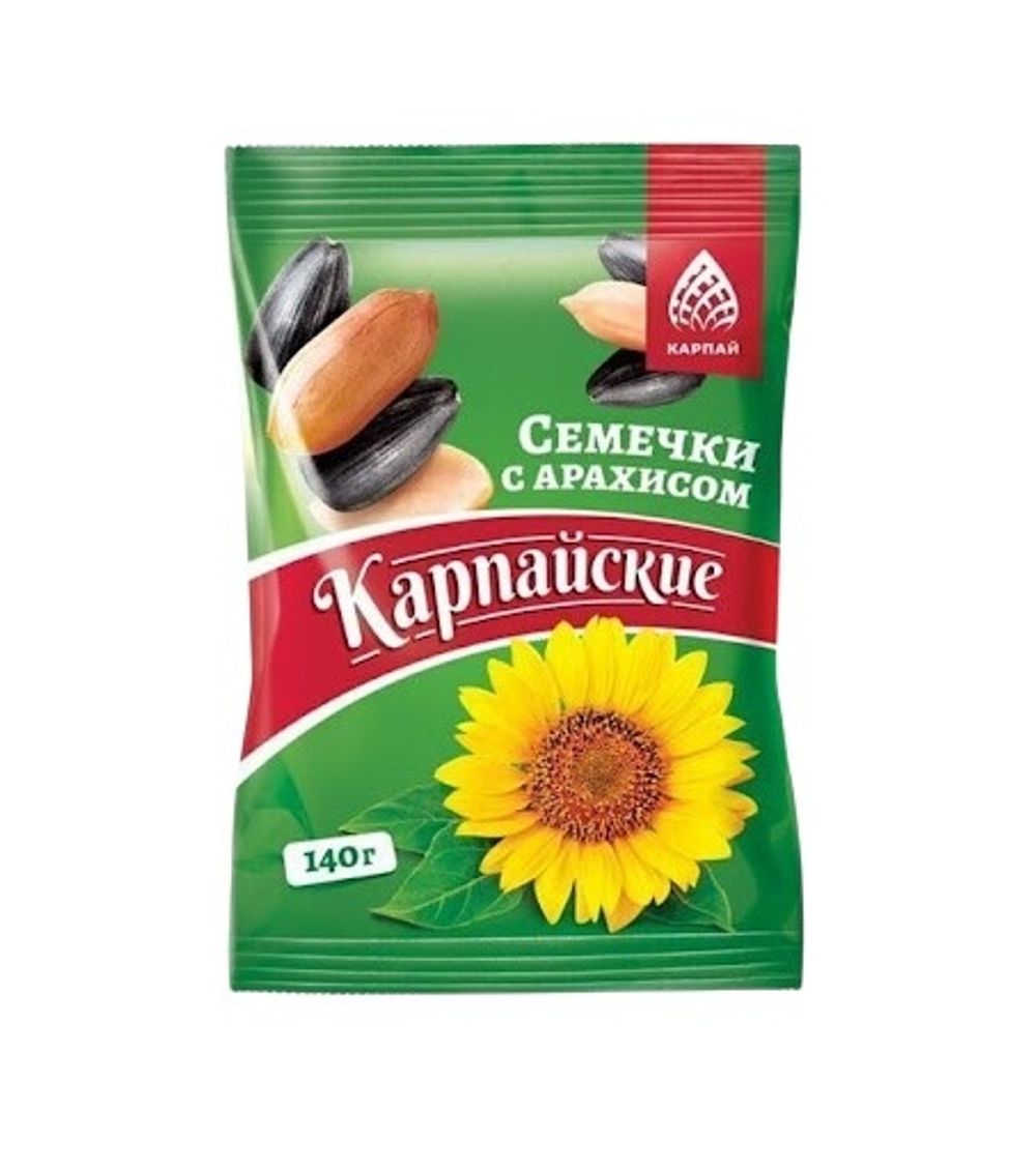 Семечки жареные (фасов) арахисом "Карпайские" 35*140гр