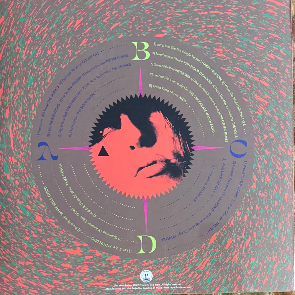 Сборник Garage Psychédélique The Best Of Garage Psych And Pzyk Rock 1965-2019 2LP (Англия 2022г.)