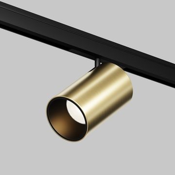 Трековый магнитный светильник LED 5W 2700К 24V TR187-1-5W2.7K-M-BBS чёрный/латунь Focus Led Levity Maytoni