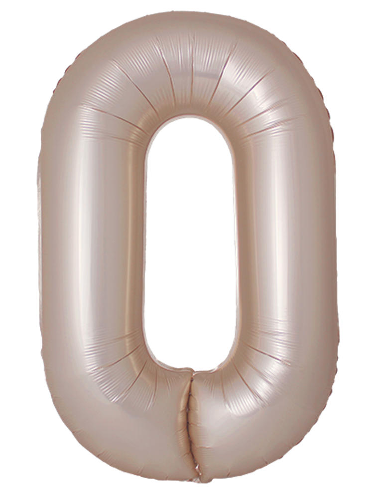FM (40''/102 см) Цифра, 0 Slim, Звездное Золото, Матовый, 1 шт. в уп.