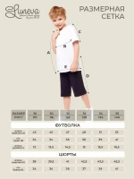 01-114-4 Комплект фуфайка+шорты для мальчика Luneva