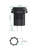 Розетка, разветвитель прикуривателя USB/PD/Type-C 12v-24v