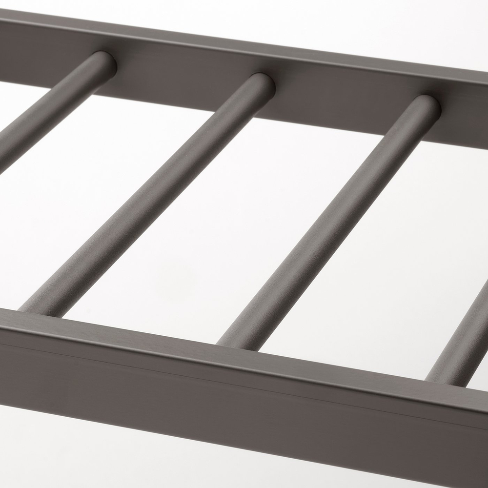 IKEA KOMPLEMENT  (ИКЕА КОМПЛЕМЕНТ)  -  Выдвижная вешалка для брюк - тёмно-серая 50x58 см