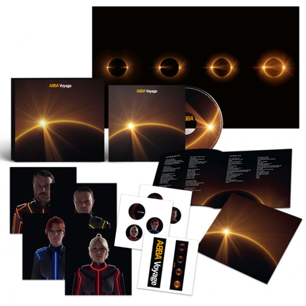 ABBA. Voyage. Deluxe Box (CD, постер, открытки, стикеры) АББА. Вояж - НОВЫЙ АЛЬБОМ 2021