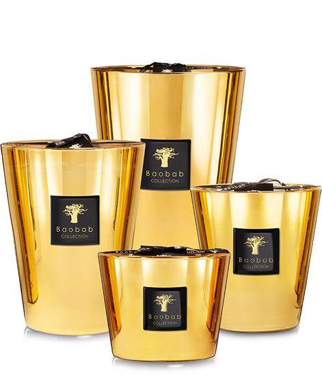 Aurum, свеча Les Exclusives MAX 16, Baobab Collection
