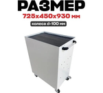 Инструментальная тележка Great Wolf 6 ящиков, цз, колеса с тормозом, белая GWT-K6W