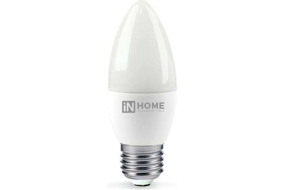 Светодиодная лампа IN HOME С37 11Вт 230В 4000К Е27 4690612020495