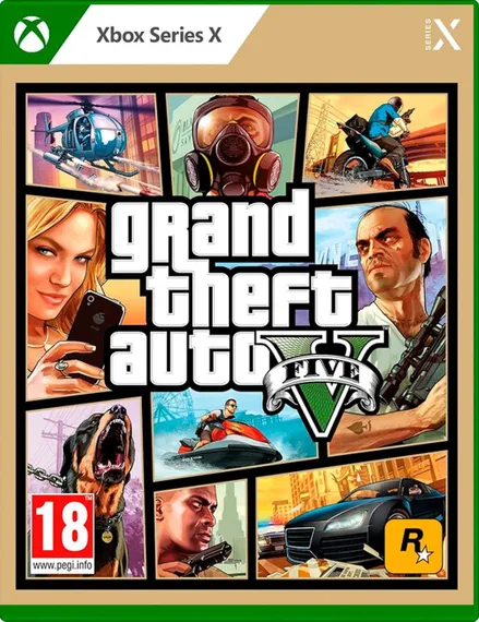 Xbox Series X GTA 5/Grand Theft Auto 5 (Новый, Русские субтитры)