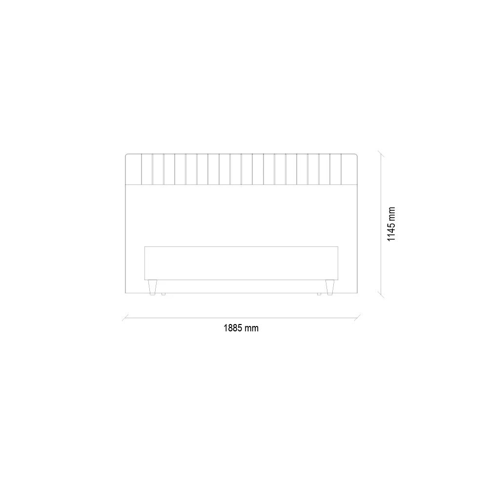 Изголовье (150x200 см) ENZA HOME BASEL EH59524