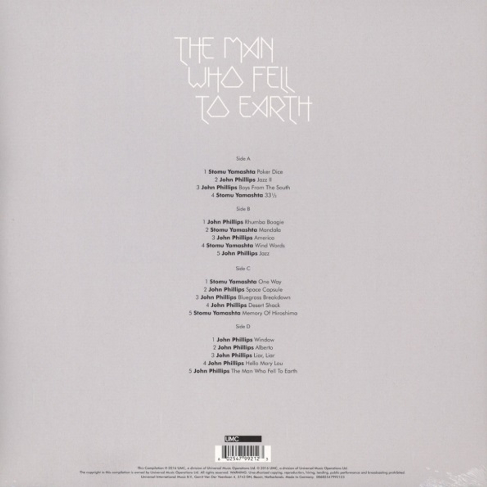 Soundtrack / The Man Who Fell To Earth (2LP)