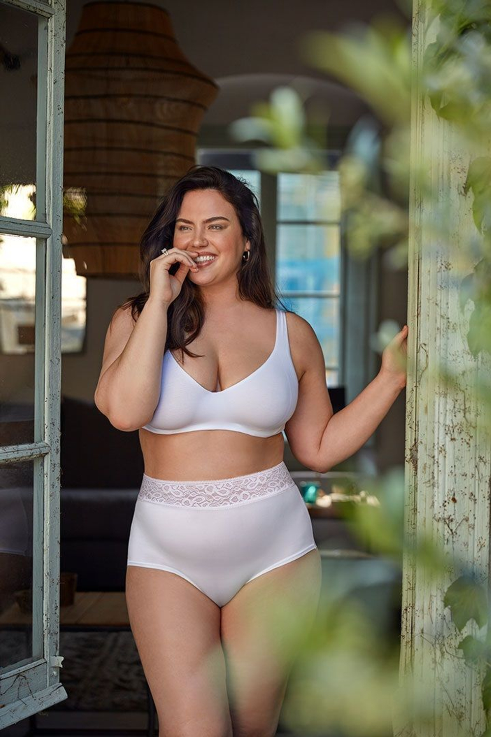 Трусики-слип plus size с высокой линией талии Flexie Adapt (Размер: XL-XXL-XXXL) (Цвет: черный)