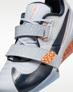 Штангетки Nike Romaleos 4 (Бело-Оранжевые)