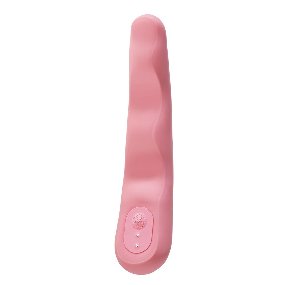 Розовый вибратор iroha Fit Minamozuki Nadeshiko - 17,7 см. (Цвет: розовый)