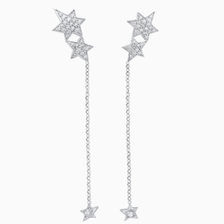 Серебряные серьги «Кометы»