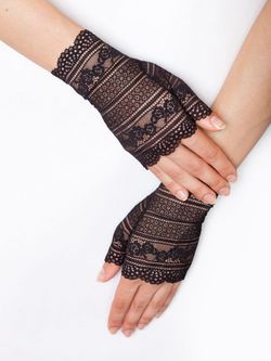 Митенки (черный 6)
