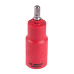 KING TONY (4025VE06) Насадка (бита) торцевая диэлектрическая 1/2", HEX, 6 мм, L = 75 мм