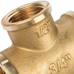 Тройник переходной 3/4"х1/2"х3/4" Stout