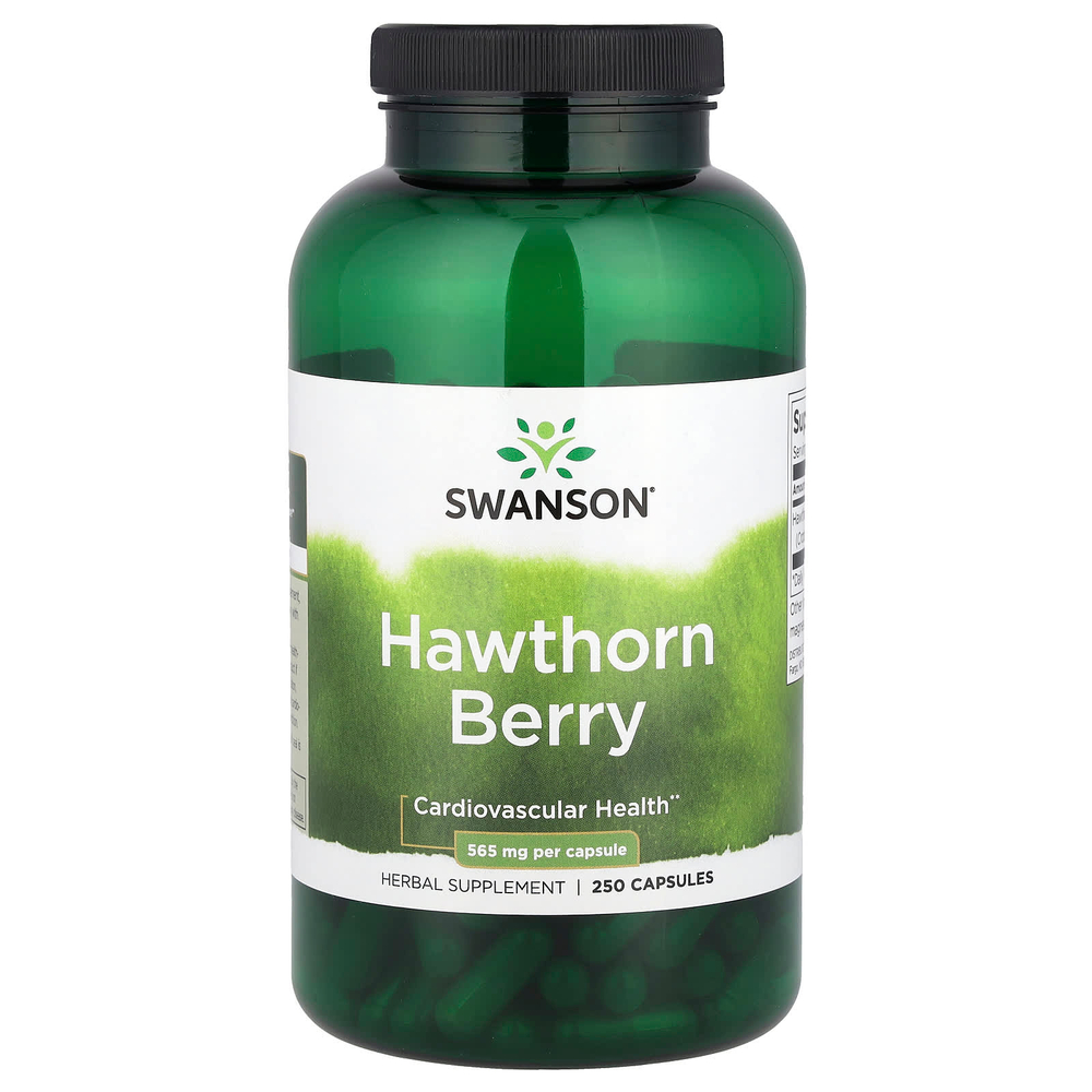Swanson Vitamins, Ягоды боярышника, 565 мг, 250 капсул