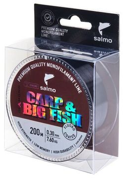 Леска монофильная Salmo Diamond CARP & BIG FISH FLUORO COATED Dark Brown 200/030