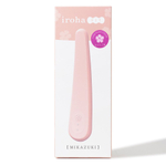 Нежно-розовый вибратор iroha Fit Mikazuki Nadeshiko - 17,7 см. (Цвет: розовый)