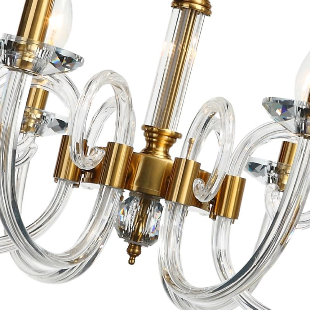 Люстра подвесная Stilfort 1050/03/08P серия Glass / Гласс